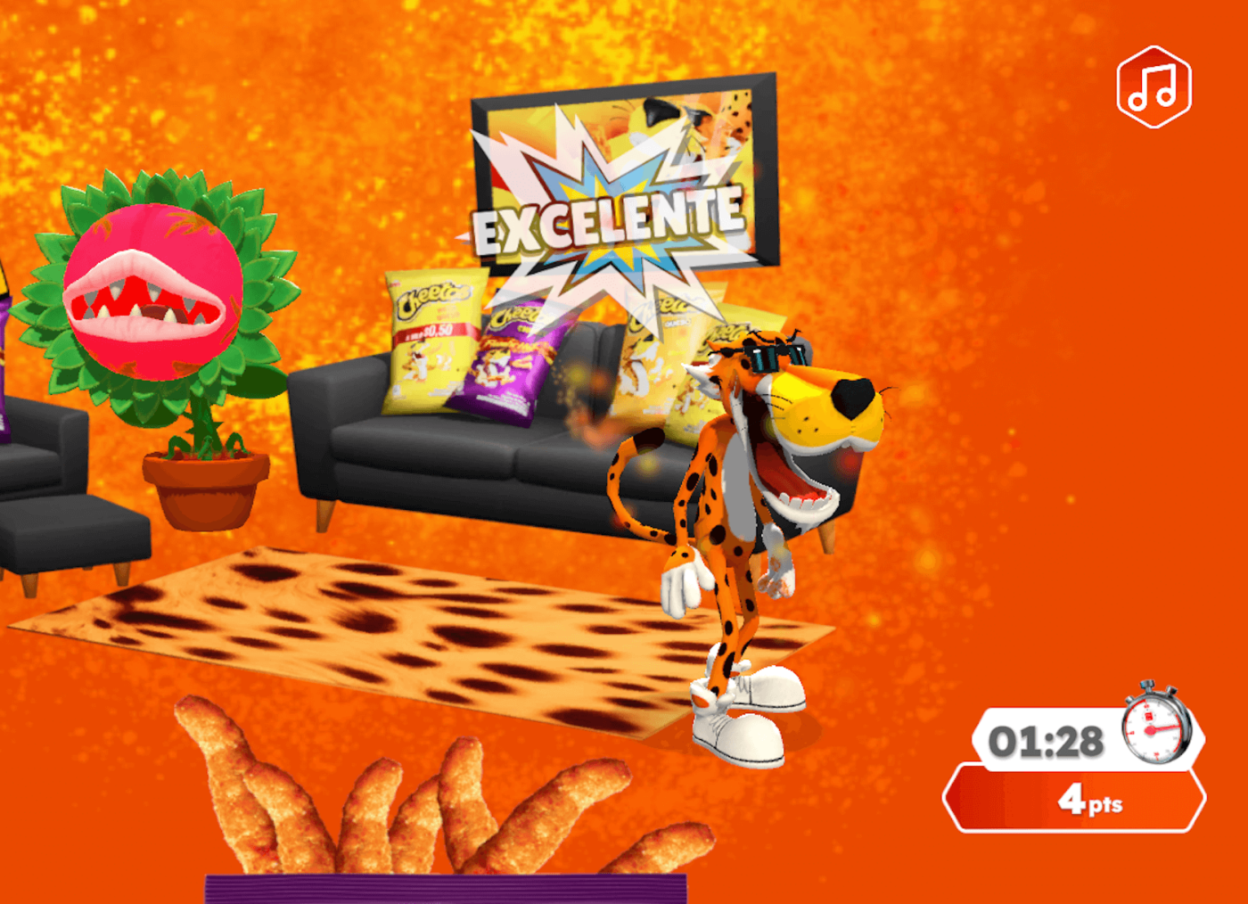 Cheetos: interactive 3D website with Chester — imagen 1